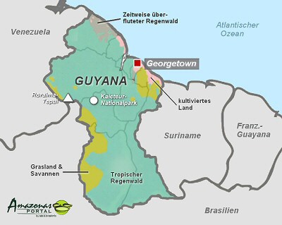 Naturschönheiten in Guyana » Amazonas Portal